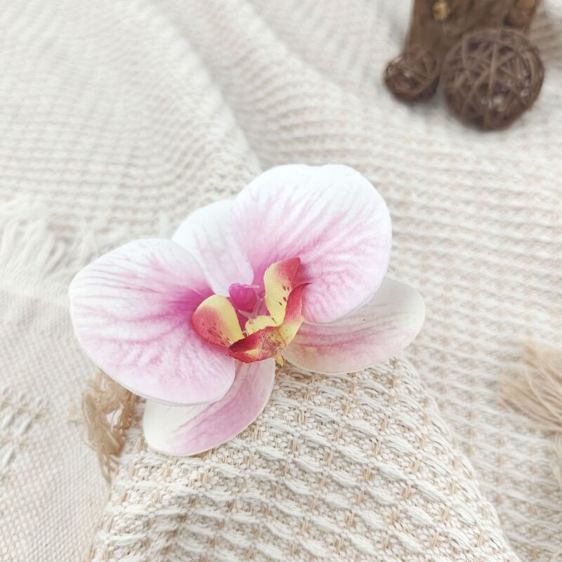 胡蝶蘭の花の頭のかんざしの花のカチューシャの髪飾りの服の靴の装飾の材料の部品のシミュレーションの花の頭の花|undefined
