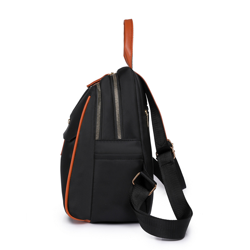 Mochila ligera de viaje para mujer 2024 nueva moda en contraste color Oxford tela pequeña mochila para mujer mochila al por mayor