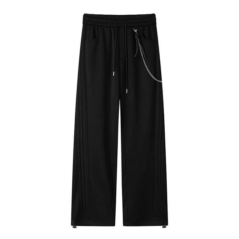 Sports spring trousers for leisure, fashionable solid accessory