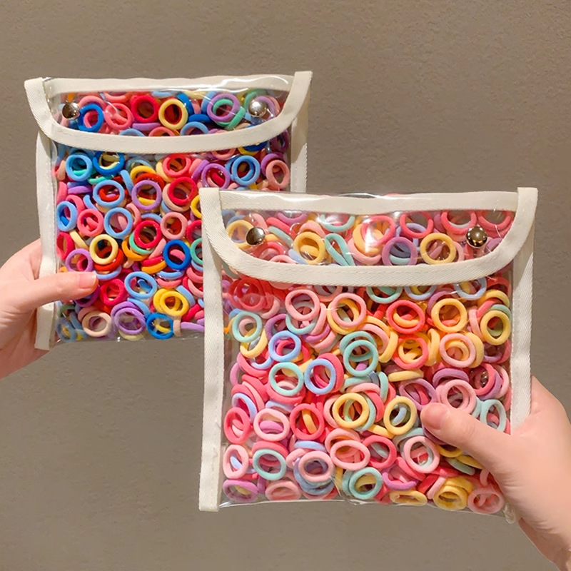 Cuerda para el cabello de color para niños, cuerda para el cabello, banda elástica alta y duradera