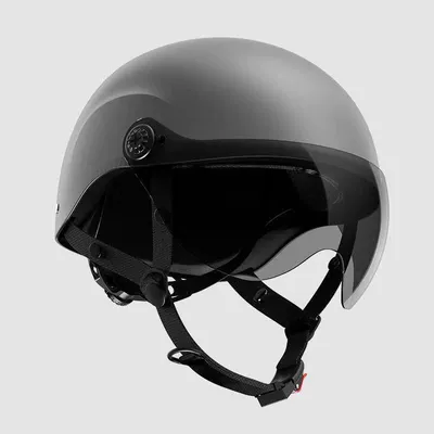 Motosiklet kaskı (dəbilqə) Helmets, Summer Electric Vehicles - new-high-looking-appearance-calm-gray-6-times-anti-aging