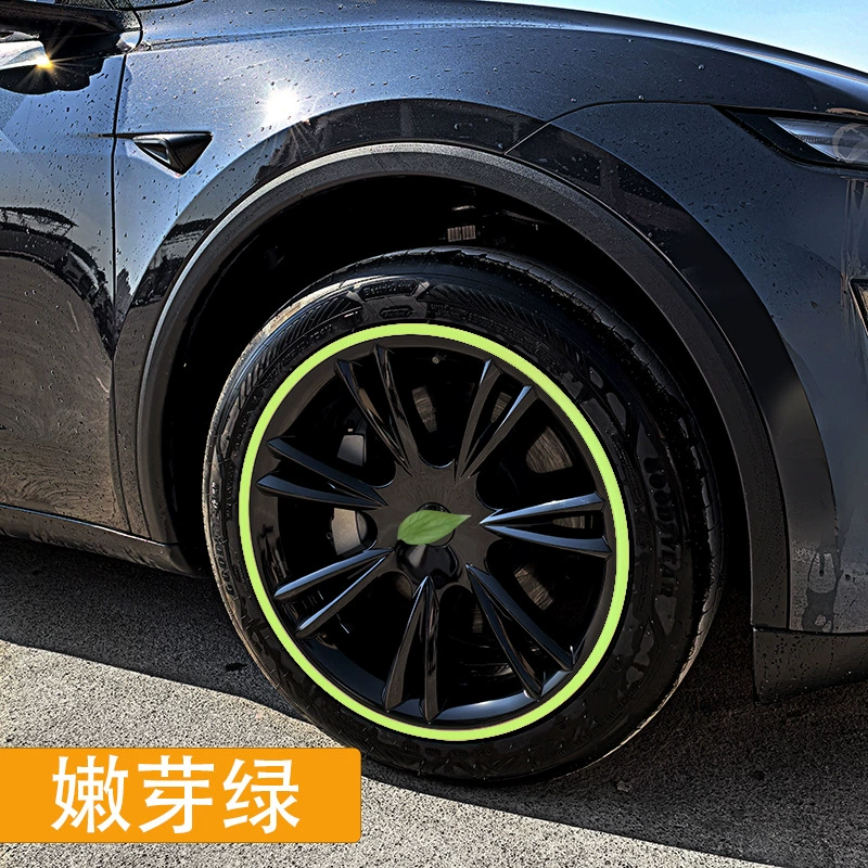 Tesla, hub, wheel, trend modified protective cover, new version, 1819 inch, collision protection
