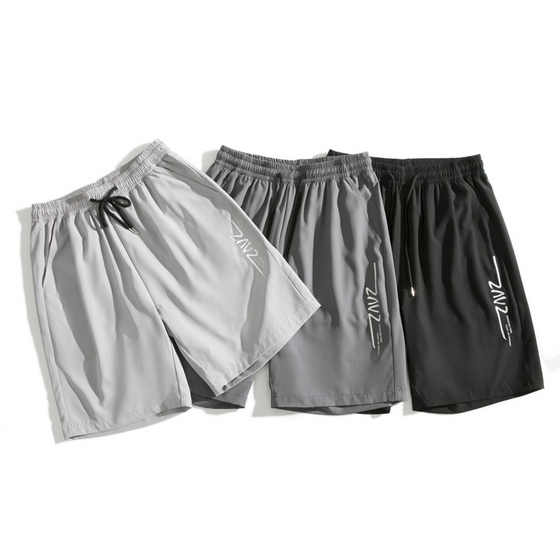 Pantalones de playa delgados de verano, pantalones cortos de hielo para hombres, deportivos casuales al aire libre, pantalones de salto sueltos transfronterizos