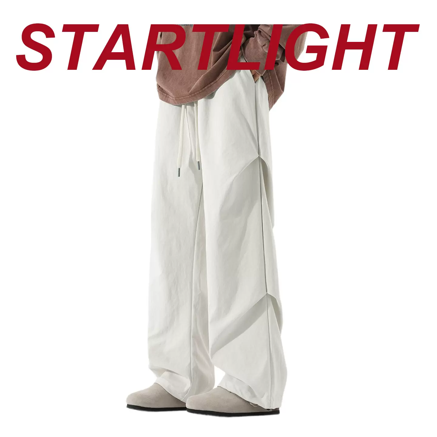 美式高街工装裤子男女秋款宽松直筒伞兵冲锋长裤机能潮牌休闲裤男