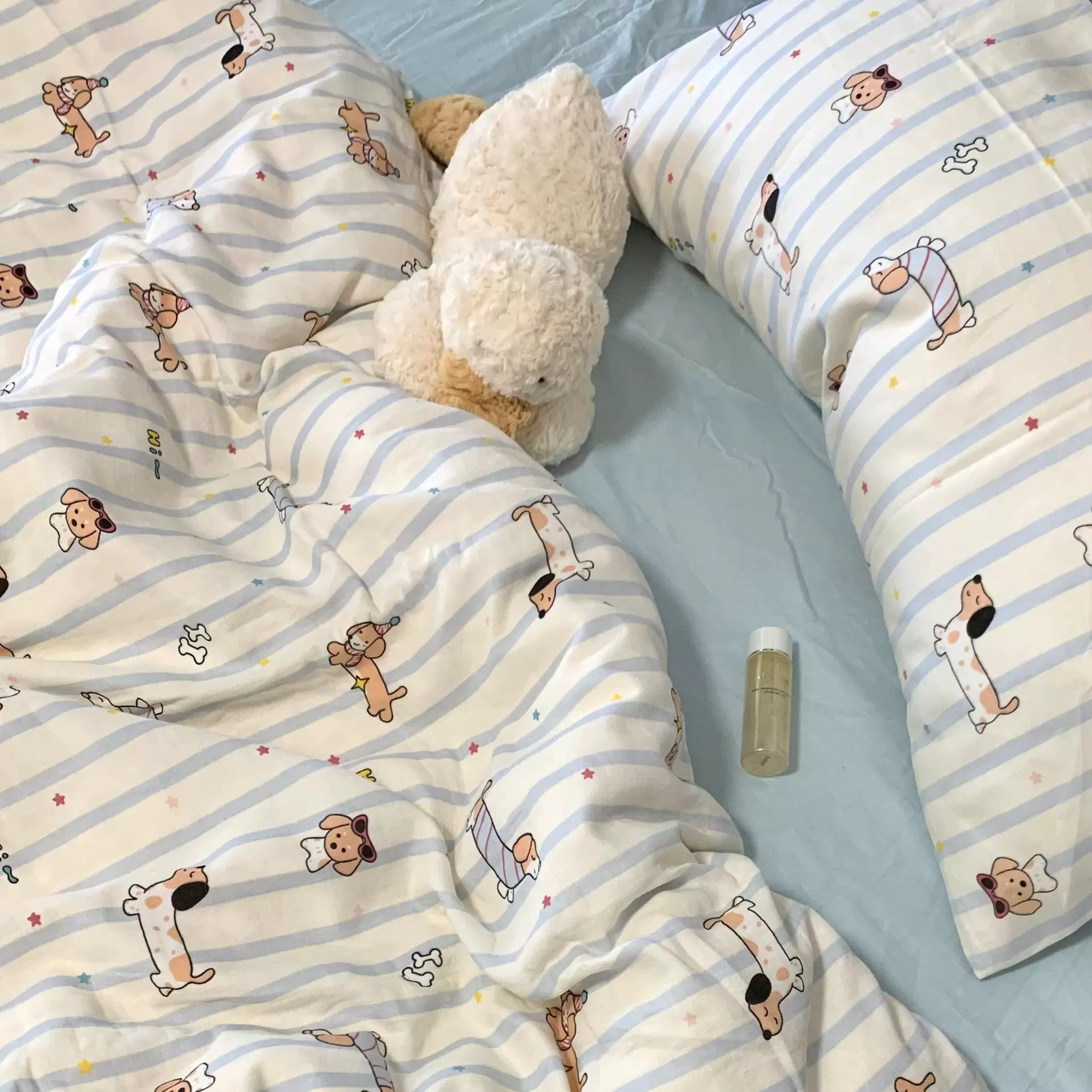 Cotton double-layer gauze fresh duvet cover