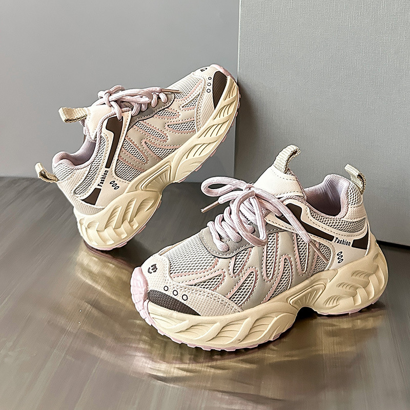 2026 New Popular Thick-Soled Height-Increasing Dad Shoes for Girls, Breathable Mesh Shoes for Women, Fashionable and Versatile