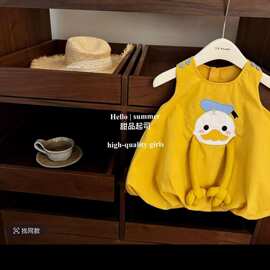 女宝宝立体可爱花苞裙2026夏季新款儿童百搭裙子女童韩版公主裙潮