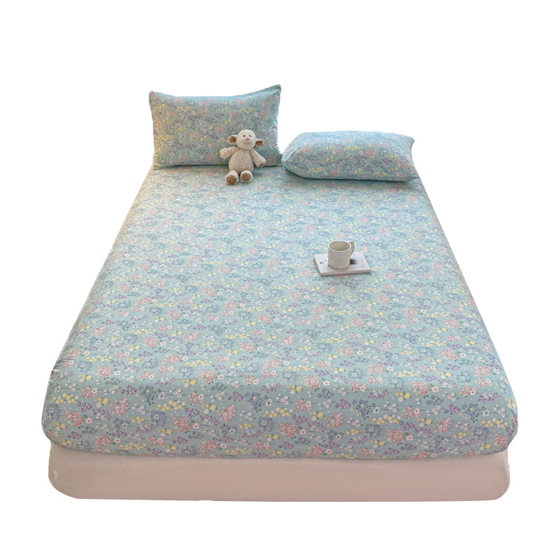 Nuevo tipo de impresión de cama de cama de una sola pieza de clase madre y bebé todo incluido cubierta de cama de cama de cama de cubierta de cama Simmons colchón cubierta de cama