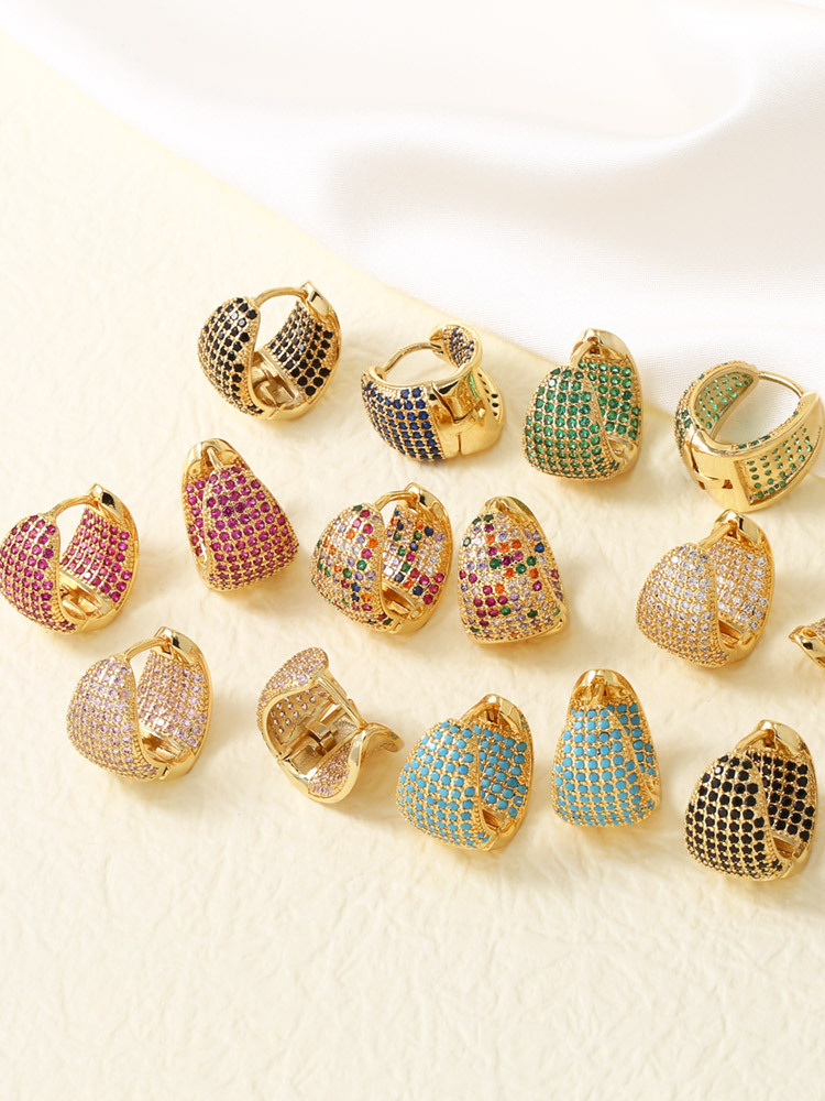 12g Weight Copper Ear Needle Material Zircon Inlay Material Earrings Classification 1 Pair Quantity Casual, Date, Shopping Occasion Copper Material Geometric Pattern All Seasons Season Women's Gender Irregular, Plating Design Vintage Style, Classic Style Style 1 Pair Vintage Style Classic Style Geometric Irregular Plating Copper Zircon Earrings 10