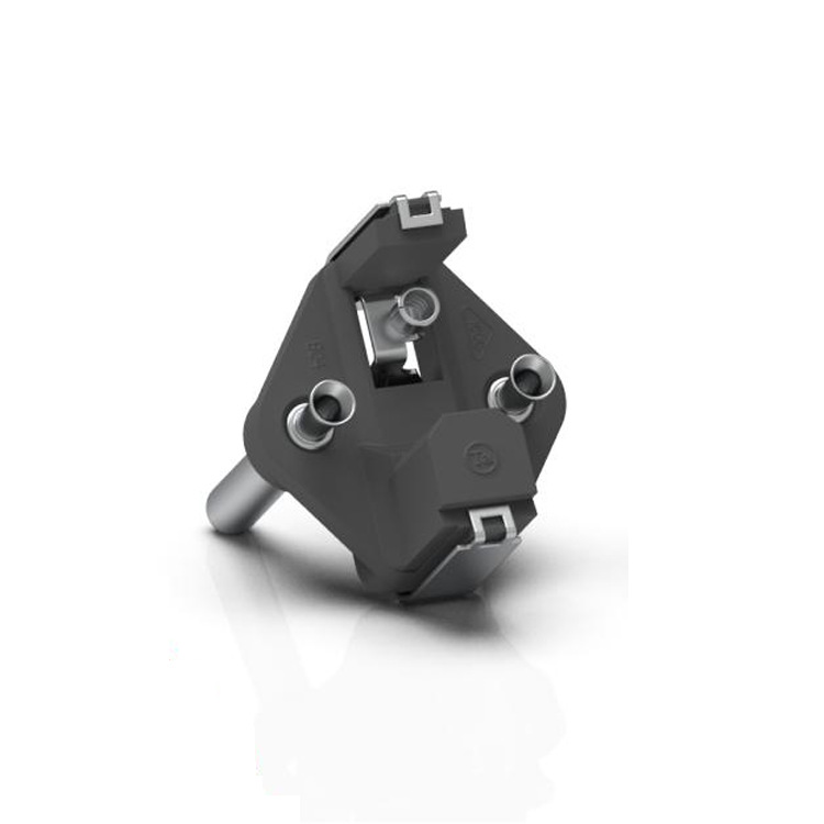 法国头(高档环保 德法规插头 欧标插 两圆插 空插脚)