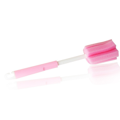 Long-handled cup brush multi-functional telescopic sponge brush household water bottle thermos glass cup cleaning brush milk bottle brush