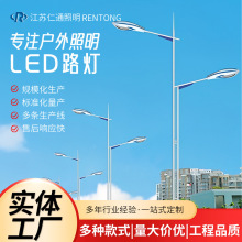 8米12米市政道路单臂灯杆工程路灯6米灯杆led照明双头市电路灯