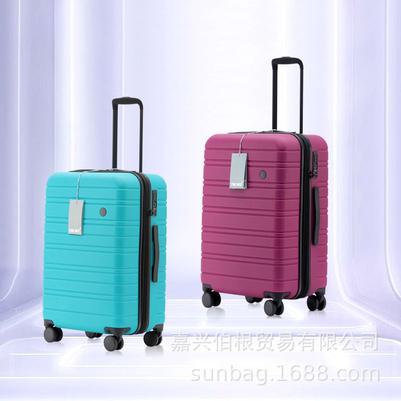 Maleta trolley de comercio exterior de exportación, maleta de tres piezas, maleta de gran capacidad para estudiantes masculinos y femeninos, maleta con capa de expansión