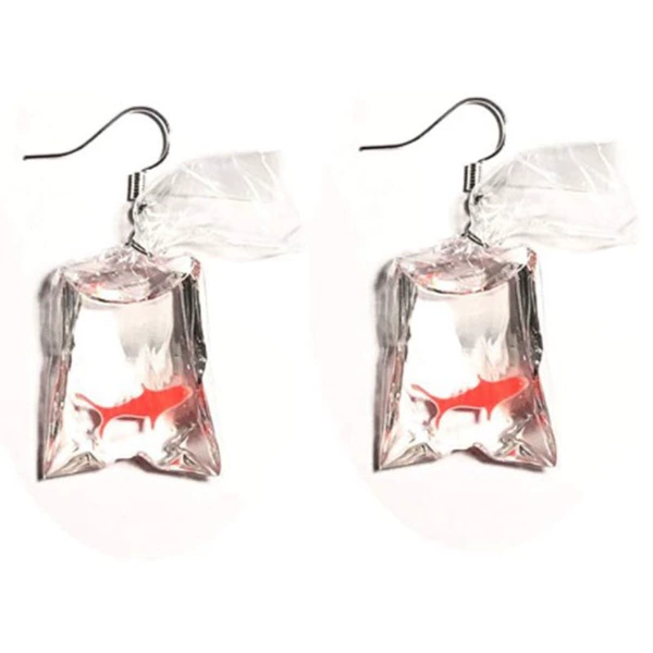 Red earrings