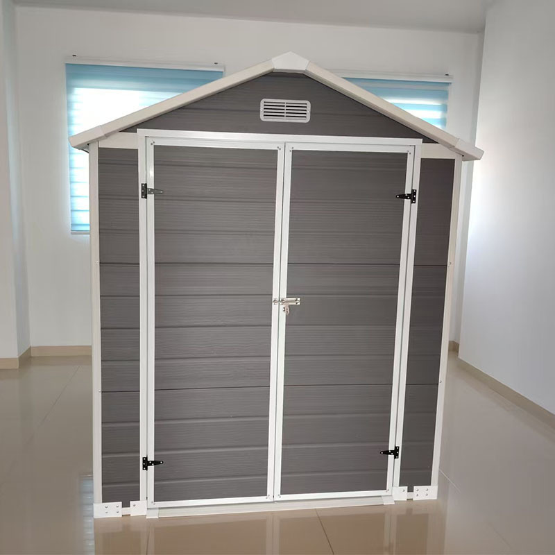 Jardín al aire libre sala de herramientas de plástico almacén móvil misceláneo simple casa de almacenamiento transfronteriza plantación a prueba de agua