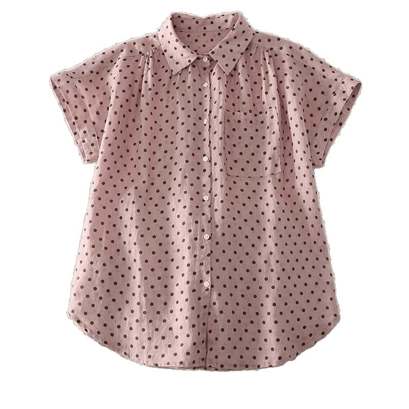 Summer soft breathable thin design shirt for leisure, cotton and linen