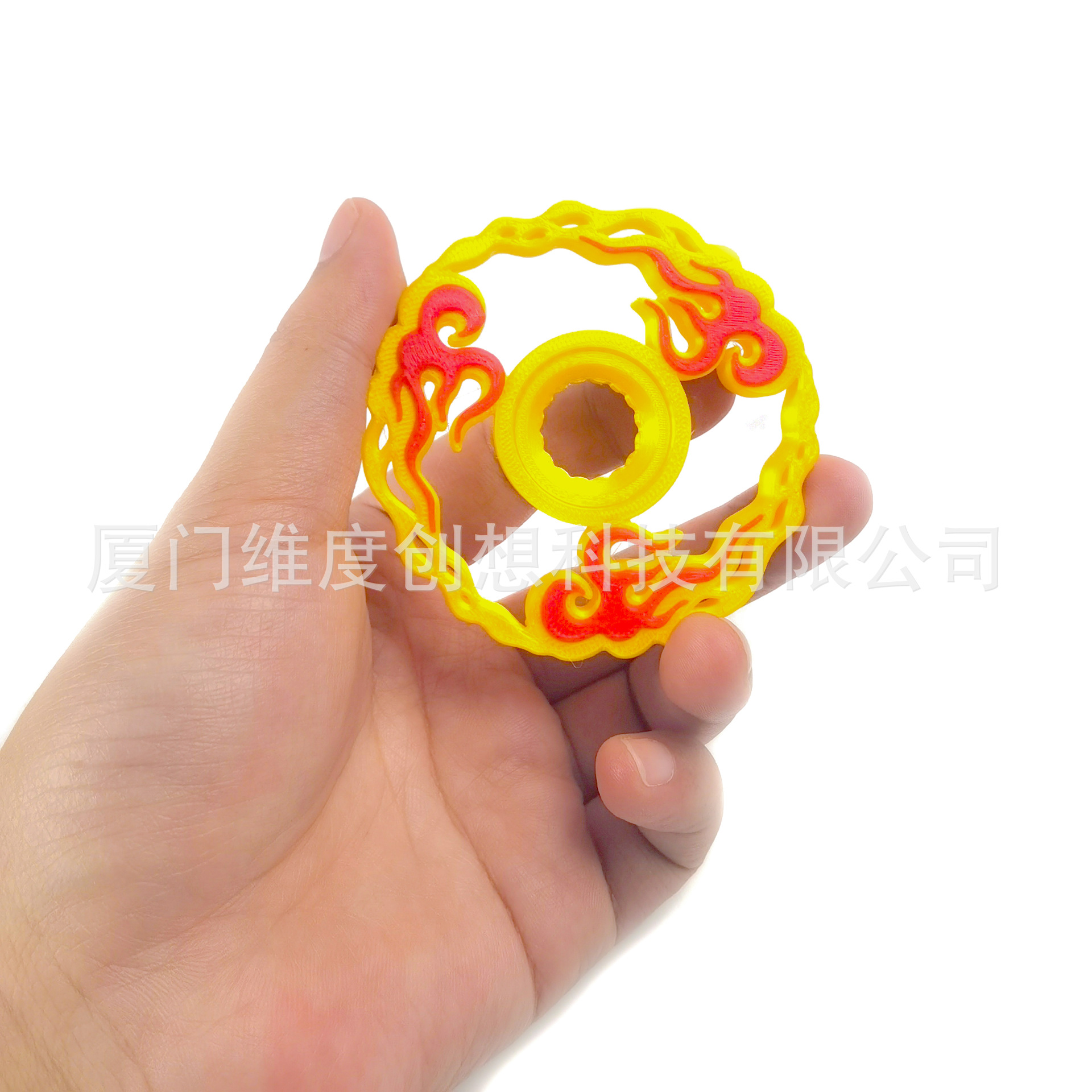 Juguetes de impresión 3D rueda caliente giroscopio de punta de dedo antiguo estilo Nezha niño demonio haciendo mar alrededor de los puestos de artesanía