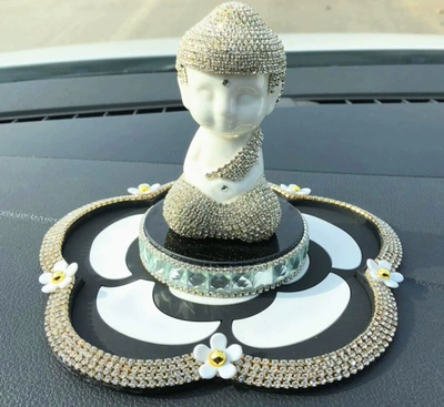 Holder Ceramic Cat Diamond Car – Car ornaments - 56-buddha-statue-set