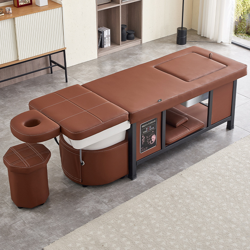 Cama de lavado de cabello con circulación de agua fumigada integral salón de belleza salón de peluquería especial red famosa cama de tratamiento de cabello tailandés