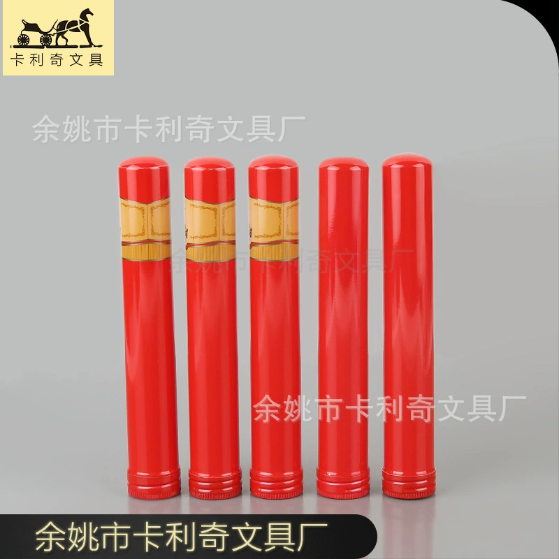 Заводская индивидуальная поставка увлажняющей трубки для сигар, влагонепроницаемого чехла для сигарет, портативной металлической упаковочной трубки, трубки для хранения сигар