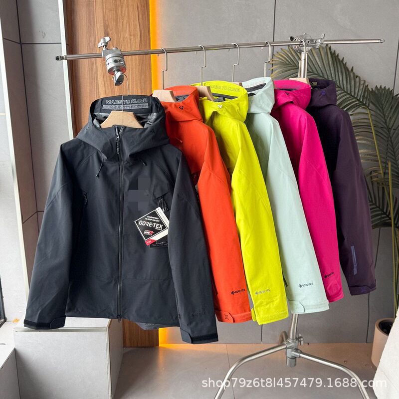 25 Autumn and Winter New Kls Men's Outdoor Jacket Jacket Small Sun Embroider Hard Shell Men and Women Couple Style