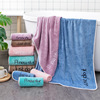 letter Embroidery fibre Youth Sets of towels suit water uptake cosmetology gift towel Bath towel Three