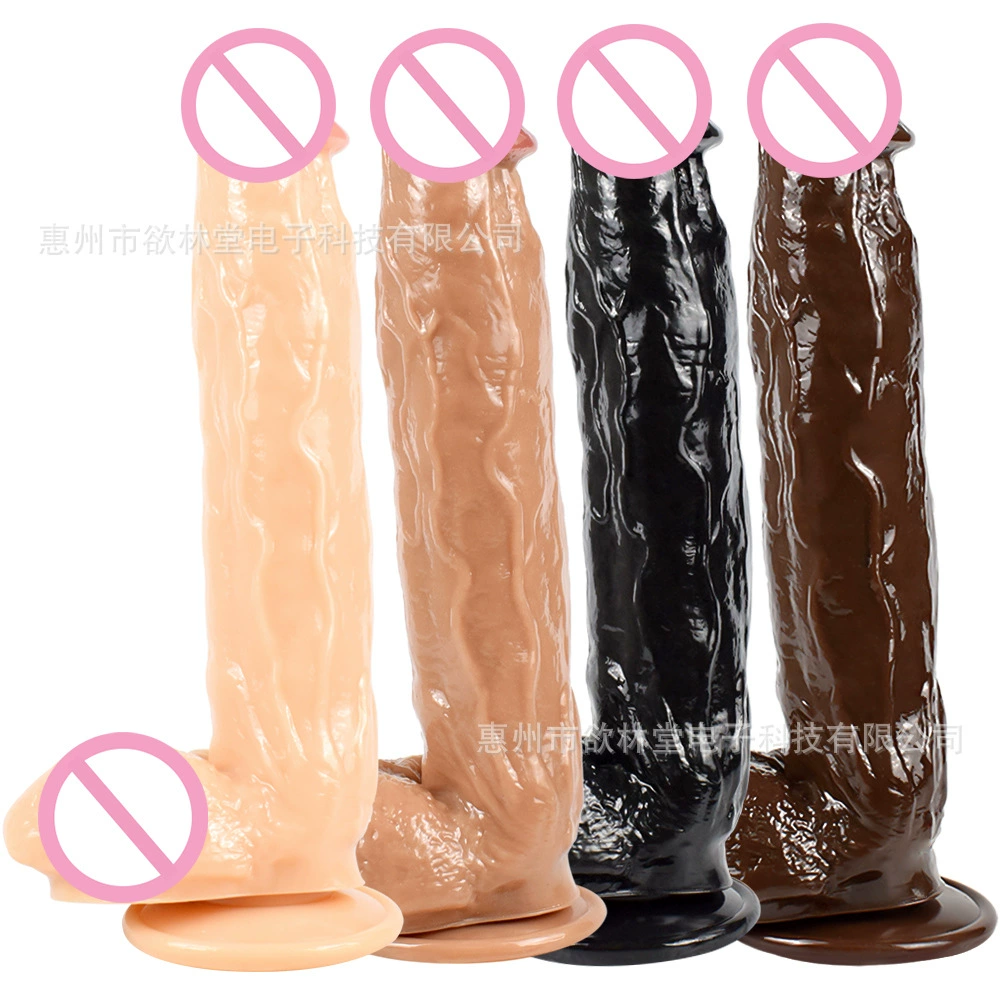 欲林堂 Big thick European and American simulation and false penis dildo Amazon women masturbation device adult sex varieties horse penis