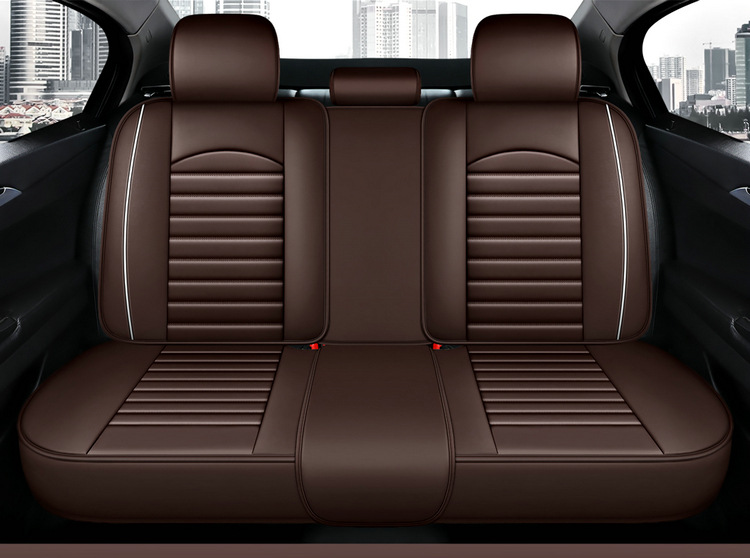 Cross-Border Foreign Trade Dropshipping Car Seat Cushions for All Seasons, Breathable, Fully Enclosed Leather Seat Covers, Car Seat Covers, Seat Cushion Covers