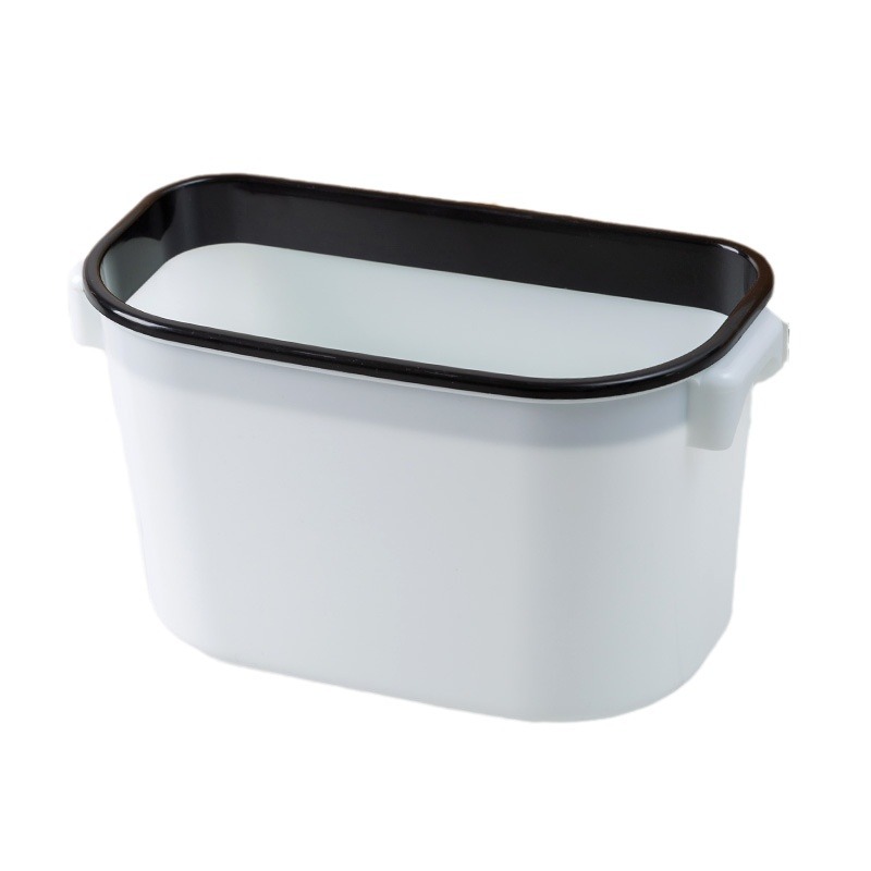 Cuenca de basura doméstica de cocina tipo colgante estante multifuncional cesta de almacenamiento sin agujeros colgantes puerta de gabinete basura