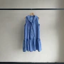 无袖气质学院风polo连衣裙