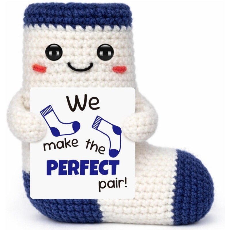 Cross-Border Handmade Crochet Sock Dolls Are Suitable as Gifts for Mom, Him, Her, Girlfriend, or Boyfriend Cross-Border Handmade Crochet Sock Dolls Are Suitable as Gifts for Mom, Him, Her, Girlfriend, or Boyfriend