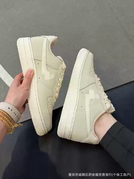 Putian shoes Air Force One AF1 men's and women's sneakers, leather height-increasing versatile couple's casual sports trendy white shoes
