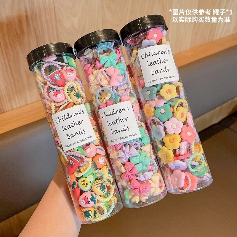 宝宝拇指发圈女童皮筋弹性好不伤发可爱啾啾头绳扎头发橡皮筋|undefined