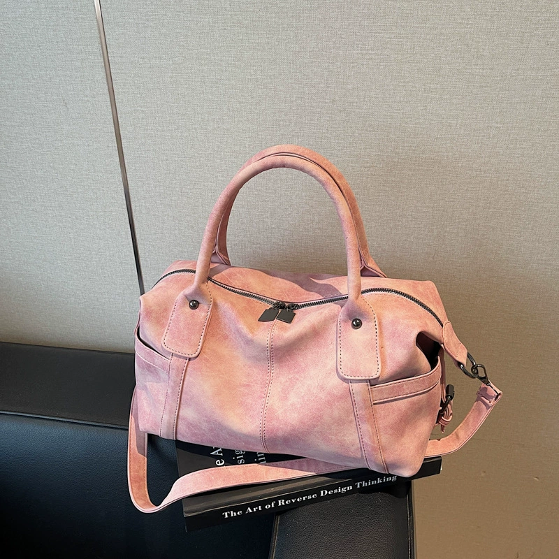 Winter Retro Shoulder Bag, Matte Finish, Capacious One-Shoulder Design, 18×7.5×10 cm