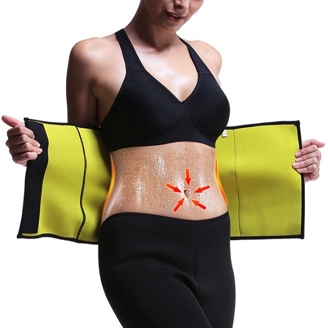 Women Weight Loss Waist Trainer Neoprene Sweat Belt Slimming Body