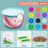 [Rabbit Bucket] Large 600 Snowflakes + 100 Smart Sticks