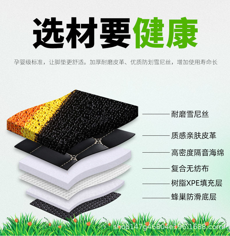 Suitable for Volkswagen Magotan, Sagitar, Tiguan, Bora, Jetta, and Golf Car Floor Mats, Fully Enclosed with Door Sill Protectors