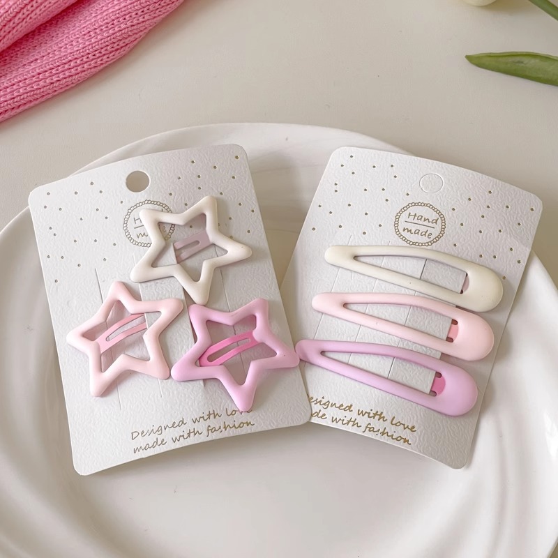 Niña pentagonal broca de cabello BB dopamina y2k broca de cabello dulce fría broca de cabello fría broca de cabello fría