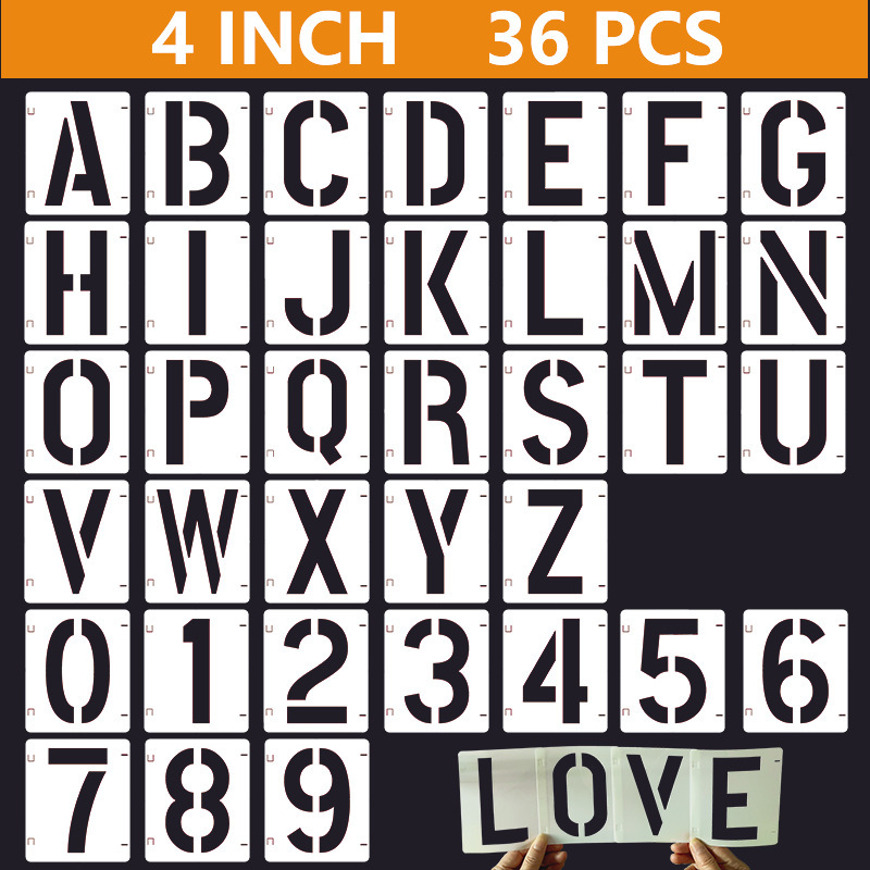Hot-Selling Interlocking Letter and Number Stencil Templates for Children's Painting, Graffiti DIY Wall Painting Spray Stencil Board Hot-Selling Interlocking Letter and Number Stencil Templates for Children's Painting, Graffiti DIY Wall Painting Spray Stencil Board
