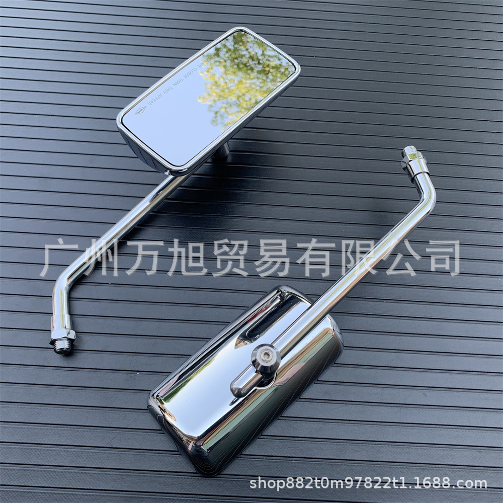 Universal Rearview Mirror for 10mm Yamaha, Kawasaki, Suzuki Motorcycles