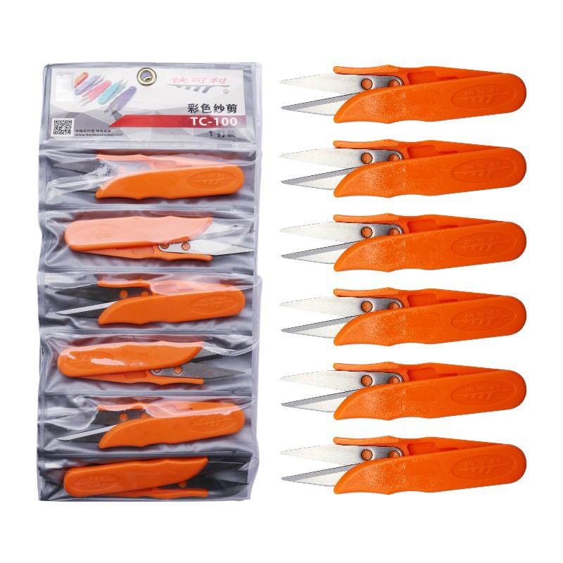 快可利TC-100纱剪刀小剪刀小线剪服装剪裁缝剪刀十字绣剪刀剪线剪