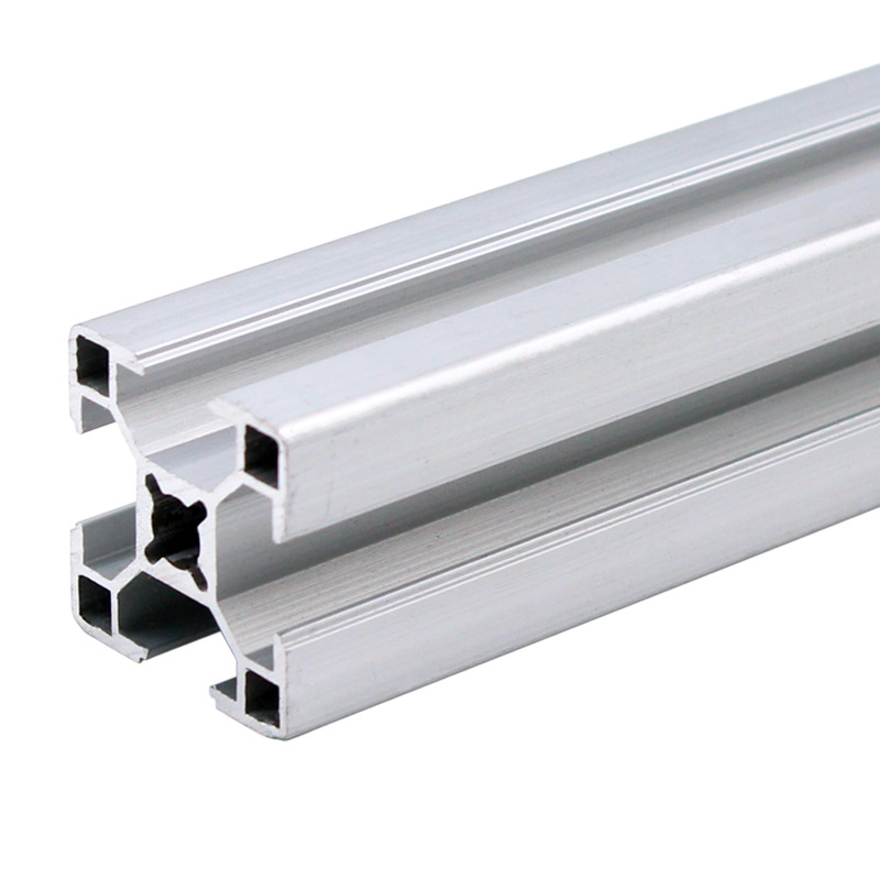Perfil de aluminio industrial estándar europeo 30 / 40 / 45 / 60 serie completa de marcos de línea de montaje de aleación de aluminio de corte cero gratuito