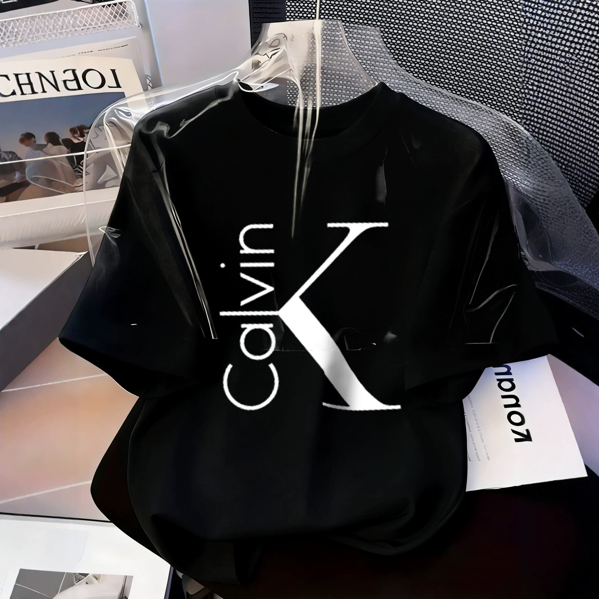 Men's Summer Casual Fashion Short Sleeve Crew Neck T Shirt Cross Border Hot Selling Item Popular Online Item_viptrois.com