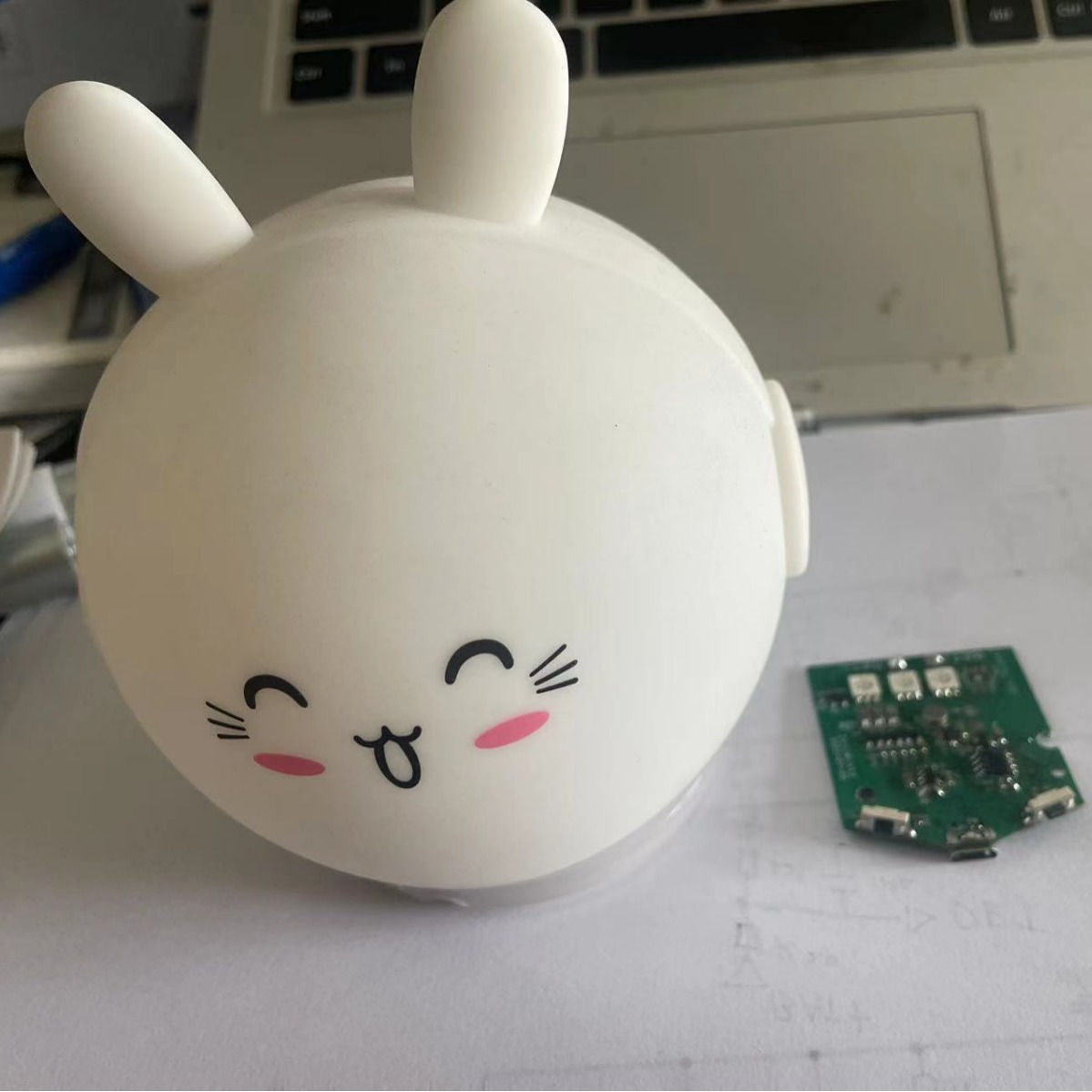 充电触摸无极调光控制板创意礼品LED拍拍小夜灯PCBA电路板伴睡灯