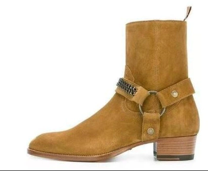 Chain zipper short boots for men boots JGB2019N0004018