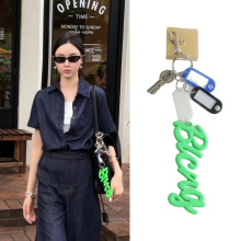 B家软硅胶字母包包挂件包扣高级2024年新爆款钥匙挂饰钥匙扣配饰