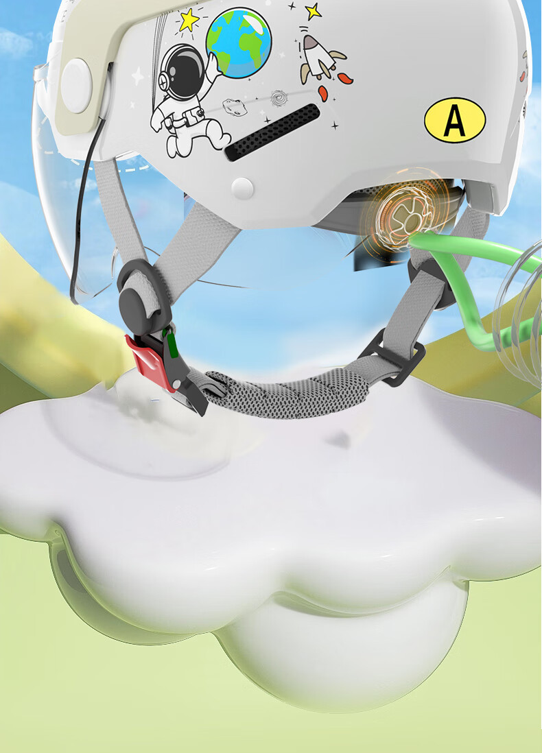 New National Standard 3C Certified Electric Vehicle Kidsren's Helmet Safety Helmet Motorcycle Male and Female Baby Summer Kids Helmet