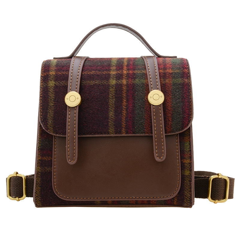 Mochila transfronteriza para niños nuevos europeos y americanos retro estilo británico para hombres y mujeres bolsa mini mochila portátil de jardín de infantes