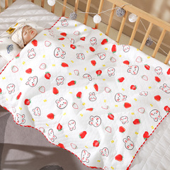 Diamond lattice quilted bag single cotton baby products delivery room swaddle pure cotton thickened newborn baby anti-jumping