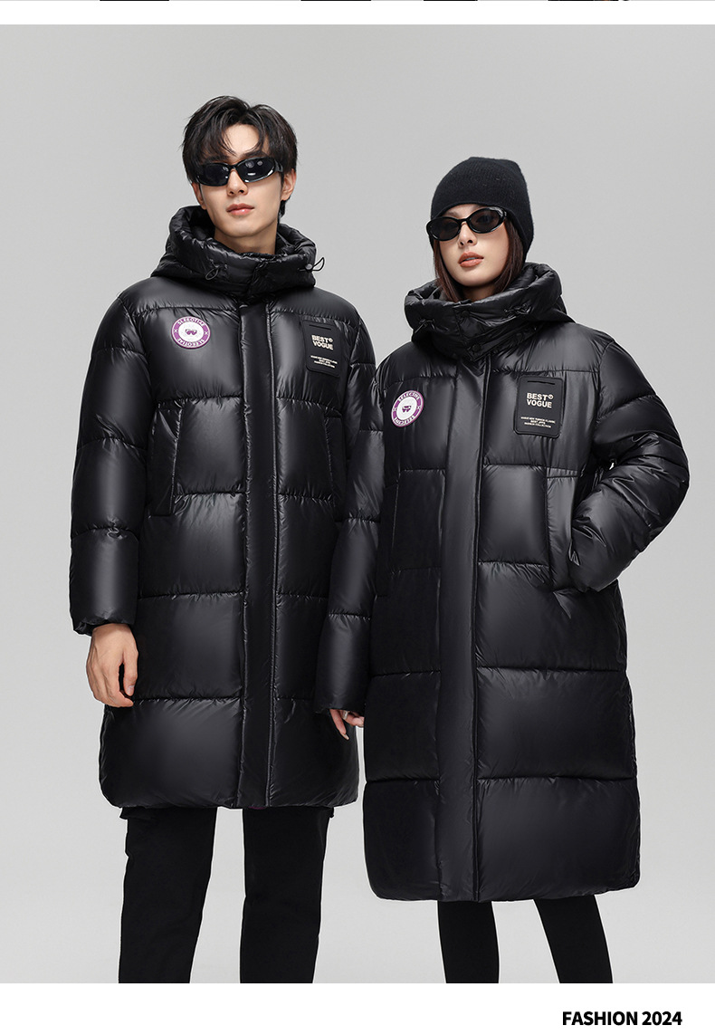 Women's Autumn and Winter Fashion Classic Versatile Slim Fit Warm Cotton Feather Jacket_voghion.com